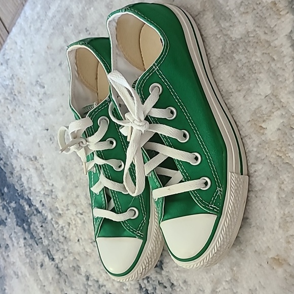 Green Converse All Stars W Sz 6 M Sz 4 - Picture 2 of 5